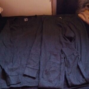 Black Long Sleeve Knit Sweaters (Set)